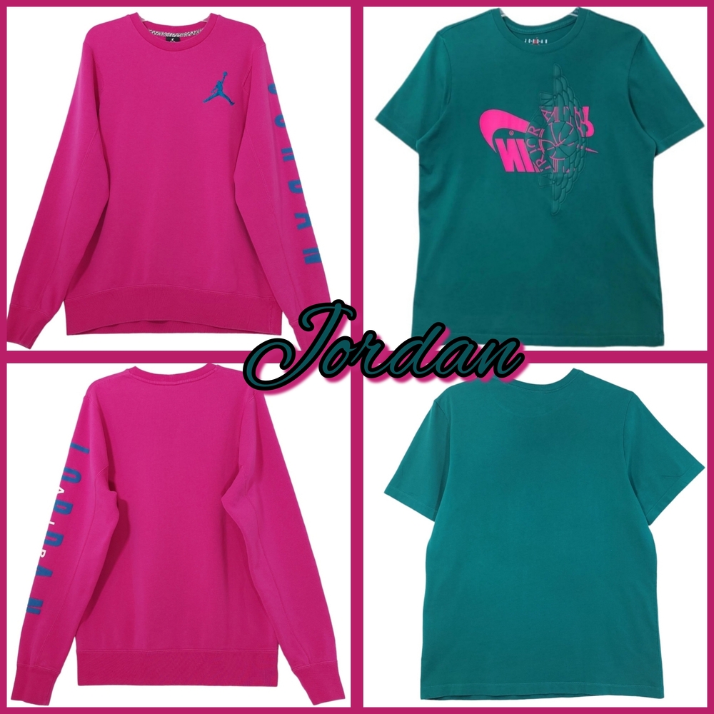 Jordan South Beach Sweatshirt & Jordan Futura Wings T Shirt Mens LG